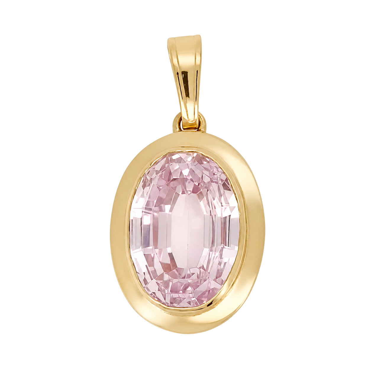 Ciondolo - 18 carati Oro giallo - 5.00ct. tw. Quarzo - Made in Italy - Handmade