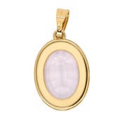 Ciondolo - 18 carati Oro giallo - 5.00ct. tw. Quarzo - Made in Italy - Handmade
