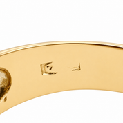 Anello - 18 carati Oro giallo - 0.41ct. tw. Zaffiro - Diamante - Made in Italy - Handmade