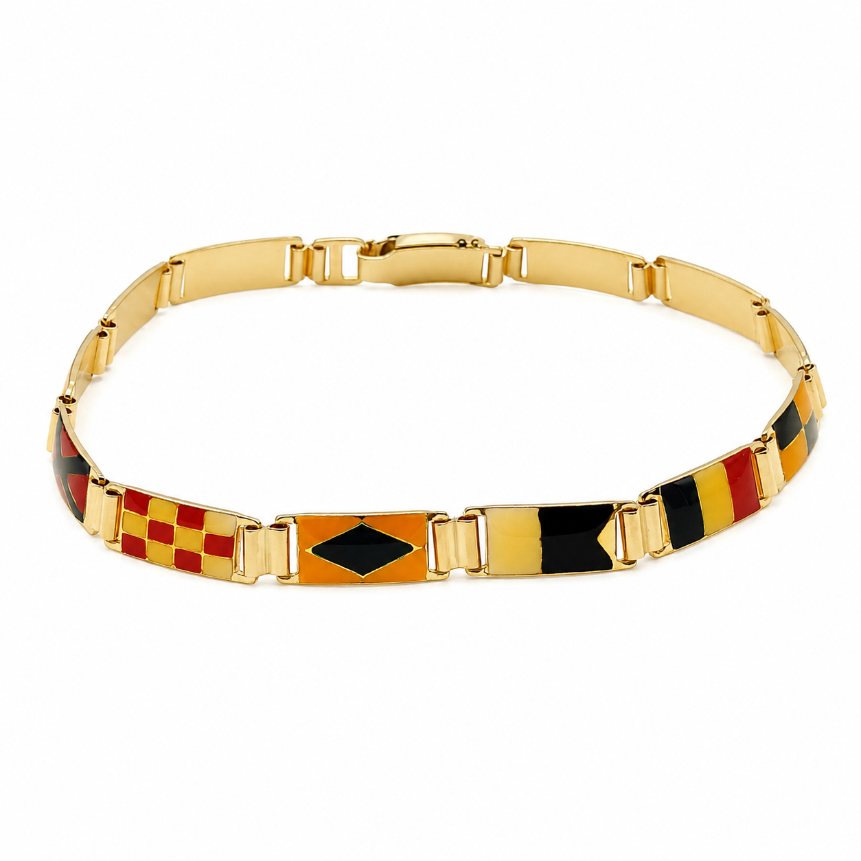 Bracciale - 18 carati Oro giallo - Made in Italy - Handmade