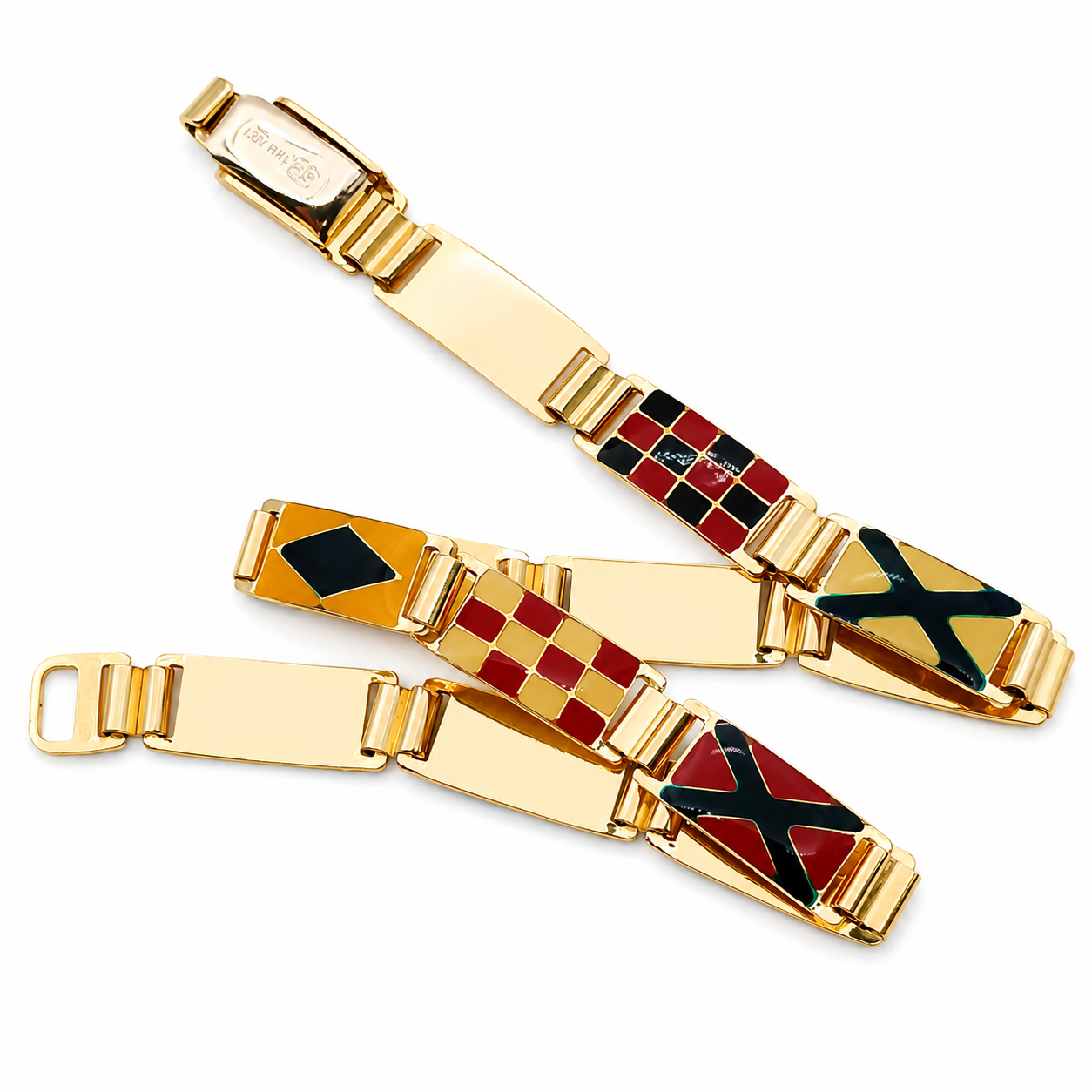 Bracciale - 18 carati Oro giallo - Made in Italy - Handmade