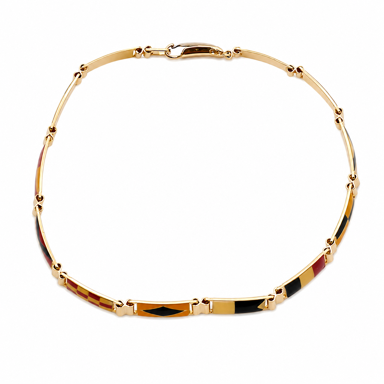 Bracciale - 18 carati Oro giallo - Made in Italy - Handmade