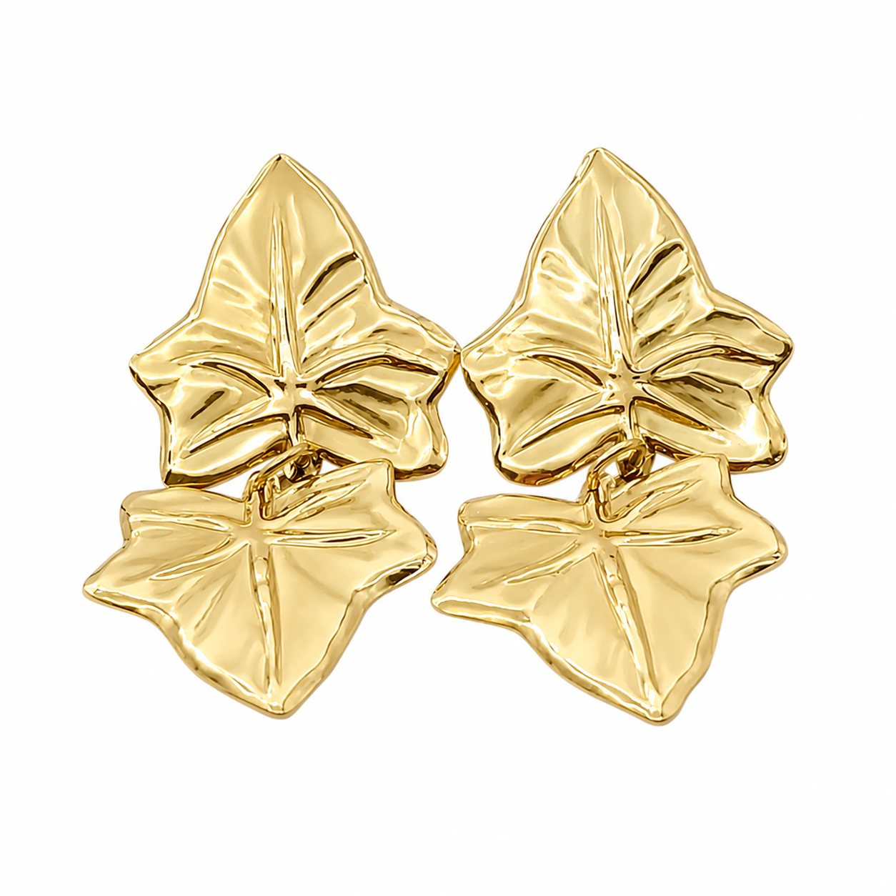 Orecchini - 18 carati Oro giallo - Made in Italy - Handmade
