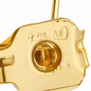 Orecchini - 18 carati Oro giallo - Made in Italy - Handmade