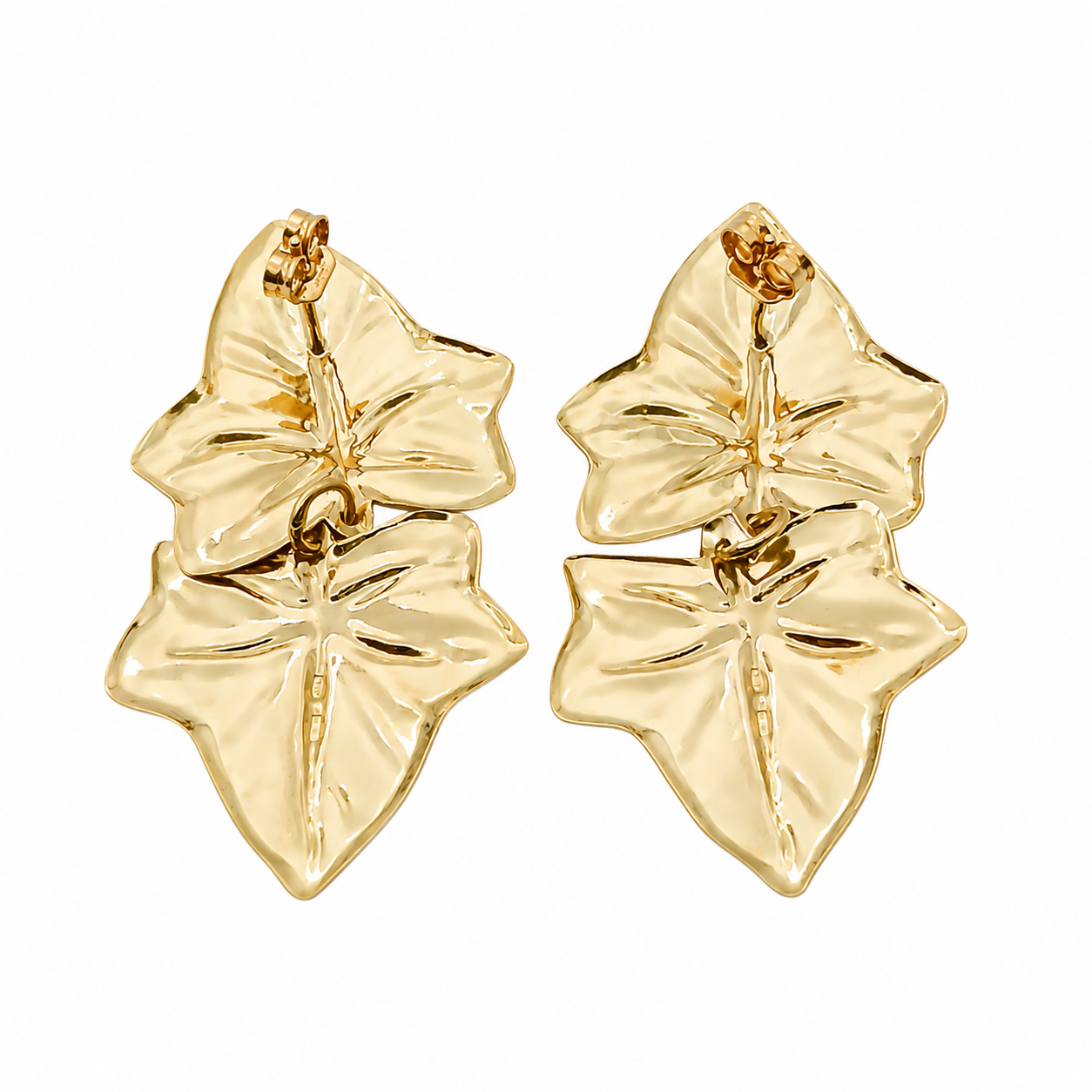 Orecchini - 18 carati Oro giallo - Made in Italy - Handmade