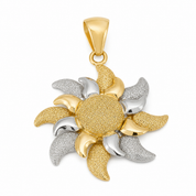 Ciondolo - 18 carati Oro bianco, Oro giallo - Made in Italy - Handmade