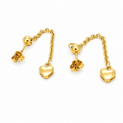 Orecchini - 18 carati Oro giallo - Made in Italy - Handmade