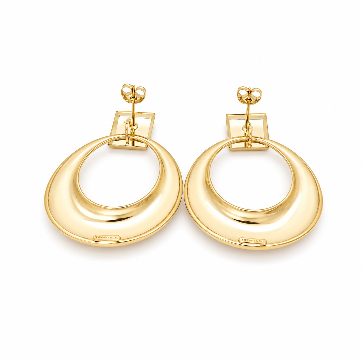 Orecchini - 18 carati Oro giallo - Made in Italy - Handmade