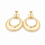 Orecchini - 18 carati Oro giallo - Made in Italy - Handmade