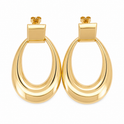 Orecchini - 18 carati Oro giallo - Made in Italy - Handmade