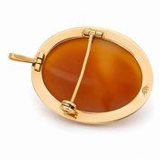 Ciondolo - 18 carati Oro giallo, Cammeo - Made in Italy - Handmade