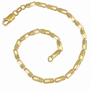 Bracciale - 18 carati Oro giallo - Made in Italy -Handmade
