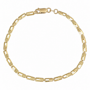 Bracciale - 18 carati Oro giallo - Made in Italy -Handmade
