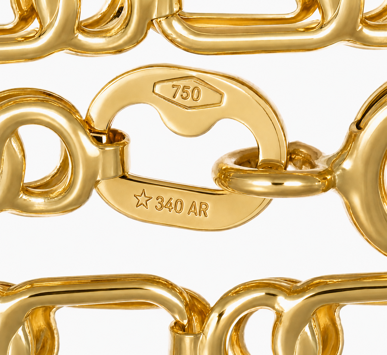 Bracciale - 18 carati Oro giallo - Made in Italy -Handmade