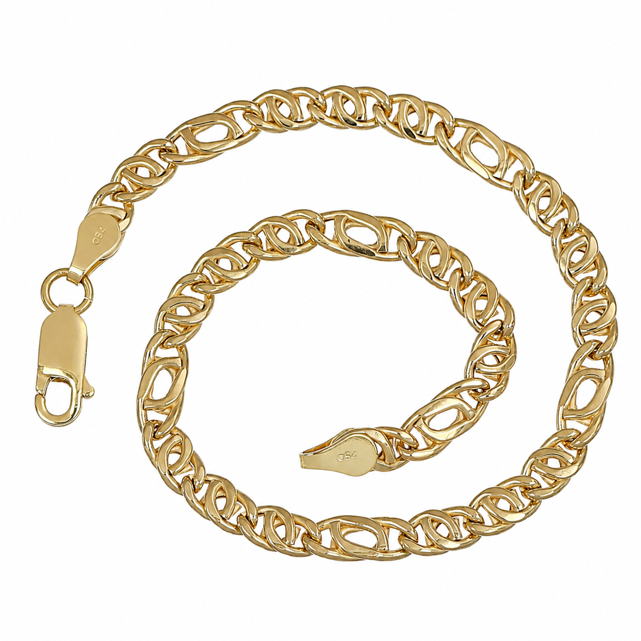 Bracciale - 18 carati Oro giallo - Made in Italy -Handmade