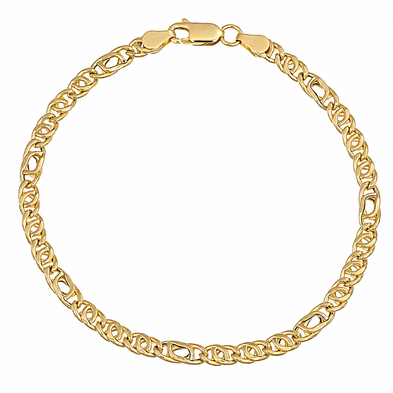 Bracciale - 18 carati Oro giallo - Made in Italy -Handmade