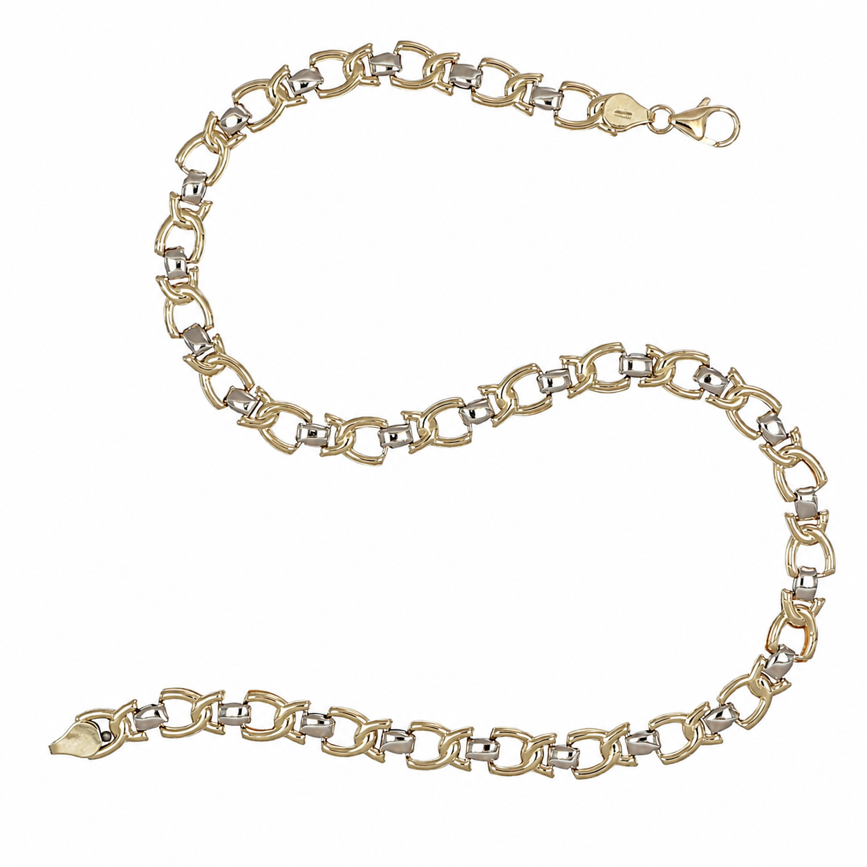 Collana - 18 carati Oro giallo, Oro bianco - Made in Italy - Handmade