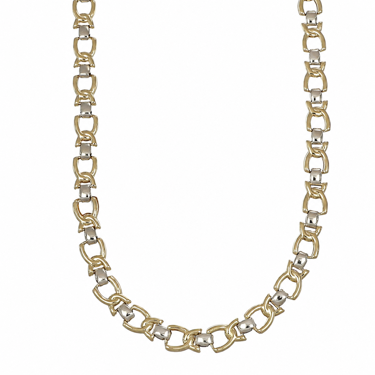 Collana - 18 carati Oro giallo, Oro bianco - Made in Italy - Handmade
