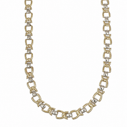 Collana - 18 carati Oro giallo, Oro bianco - Made in Italy - Handmade