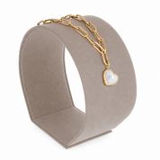 Collana con ciondolo - 18 carati Oro giallo, Madreperla - Made in Italy - Handmade
