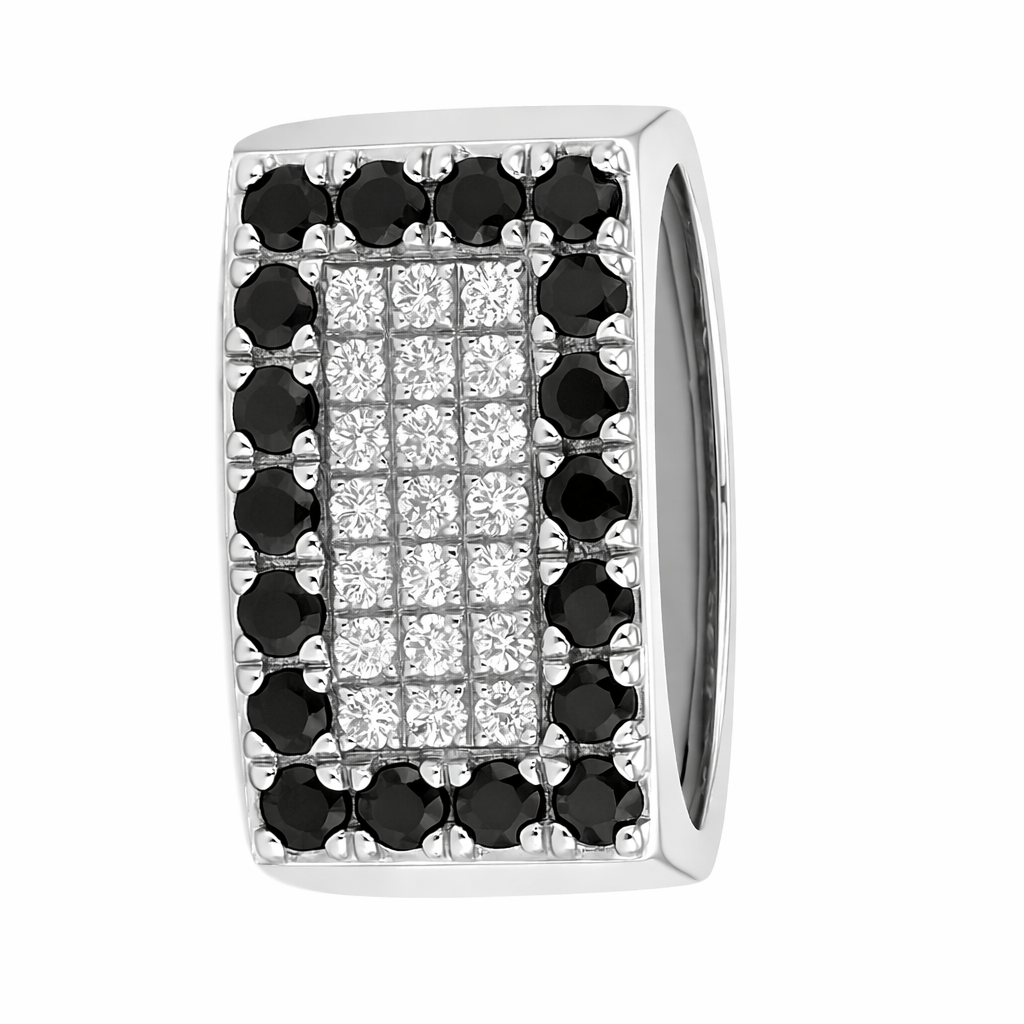 Anello - 18 carati Oro bianco - 0.93ct. tw. Diamante (Naturale)