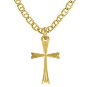 Collana con ciondolo - 18 carati Oro giallo - Made inItaly - Handmade