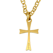 Collana con ciondolo - 18 carati Oro giallo - Made inItaly - Handmade
