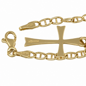 Collana con ciondolo - 18 carati Oro giallo - Made inItaly - Handmade