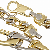 Collana - 18 carati Oro giallo, Oro bianco - Made in Italy - Handmade