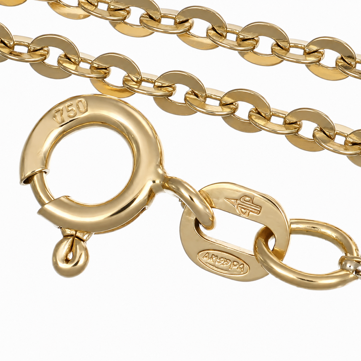 Collana - 18 carati Oro giallo - Made in Italy - Handmade
