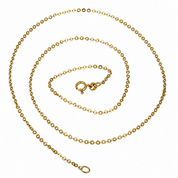 Collana - 18 carati Oro giallo - Made in Italy - Handmade