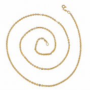 Collana - 18 carati Oro giallo - Made in Italy - Handmade