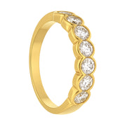 Anello - 18 carati Oro giallo - 0.63ct. tw. Diamante (Naturale)