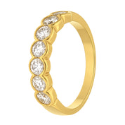 Anello - 18 carati Oro giallo - 0.63ct. tw. Diamante (Naturale)