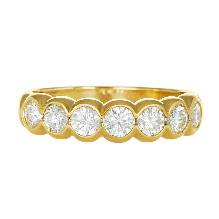 Anello - 18 carati Oro giallo - 0.63ct. tw. Diamante (Naturale)