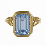 Anello - 18 carati Oro giallo - 3.60ct. tw. Topazio