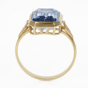 Anello - 18 carati Oro giallo - 3.60ct. tw. Topazio