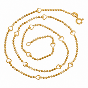 Collana - 18 carati Oro giallo - Made in Italy - Handmade