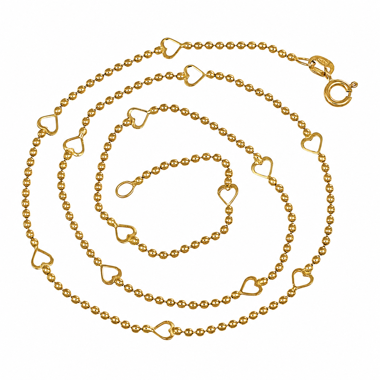 Collana - 18 carati Oro giallo - Made in Italy - Handmade