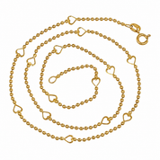 Collana - 18 carati Oro giallo - Made in Italy - Handmade
