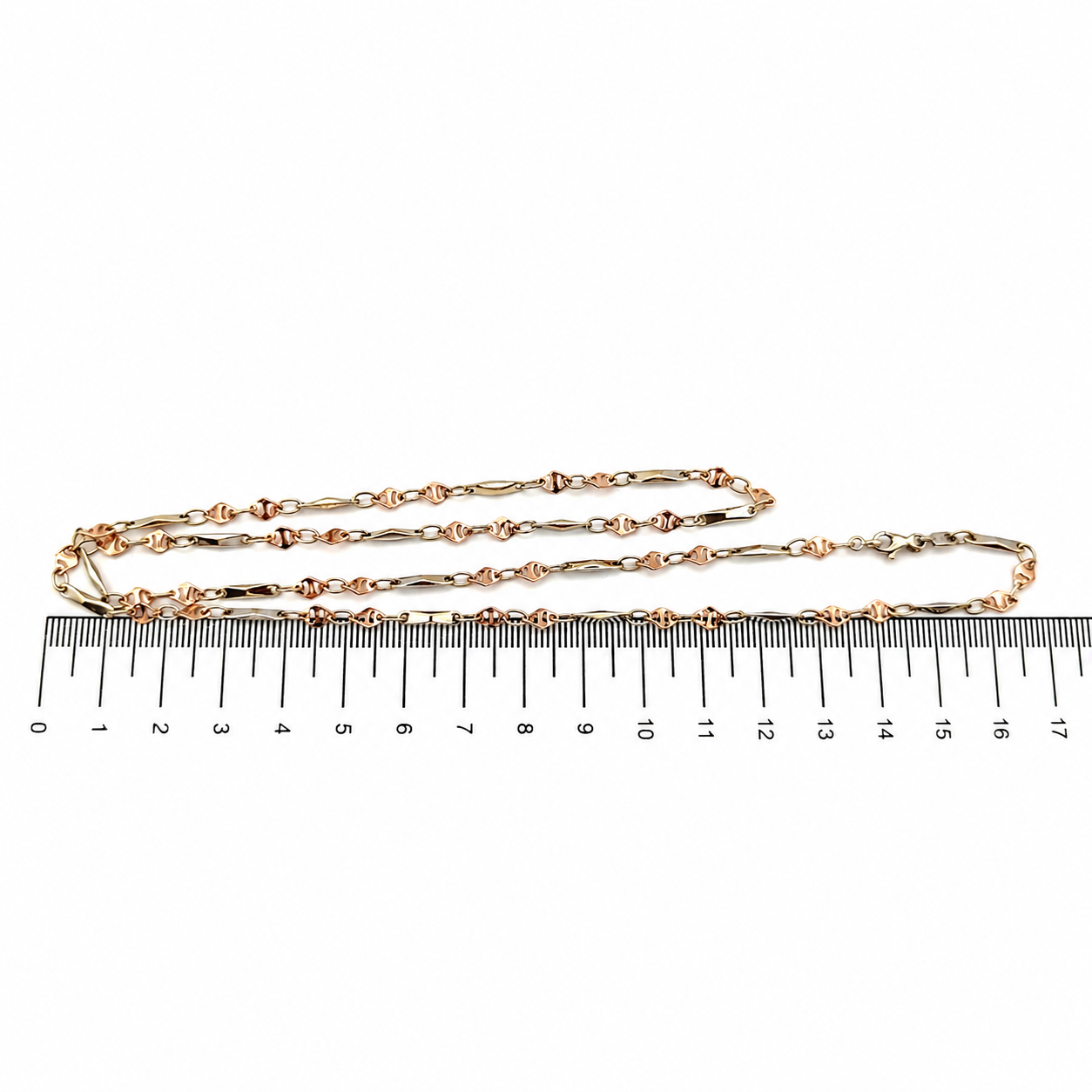 Collana - 18 carati Oro bianco, Oro rosa - Made in Italy - Handmade