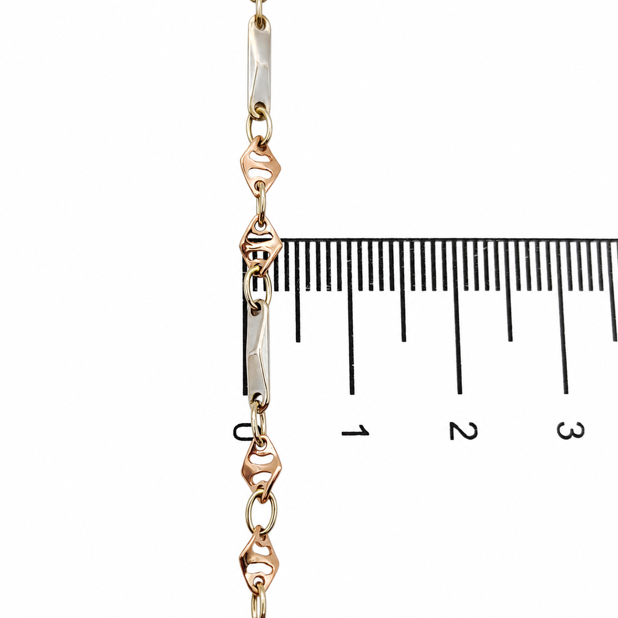 Collana - 18 carati Oro bianco, Oro rosa - Made in Italy - Handmade