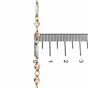 Collana - 18 carati Oro bianco, Oro rosa - Made in Italy - Handmade