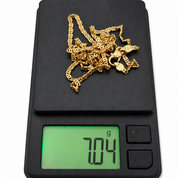 Collana - 18 carati Oro giallo - Made in Italy - Handmade