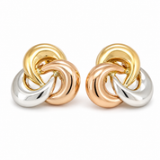 Orecchini - 18 carati Oro giallo, Oro rosa, Oro bianco - Made in Italy - Handmade