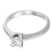 Anello - 18 carati Oro bianco - 0.40ct. tw. Diamante (Naturale)