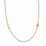 Collana - 18 carati Oro giallo, Oro bianco - Made in Italy - Handmade