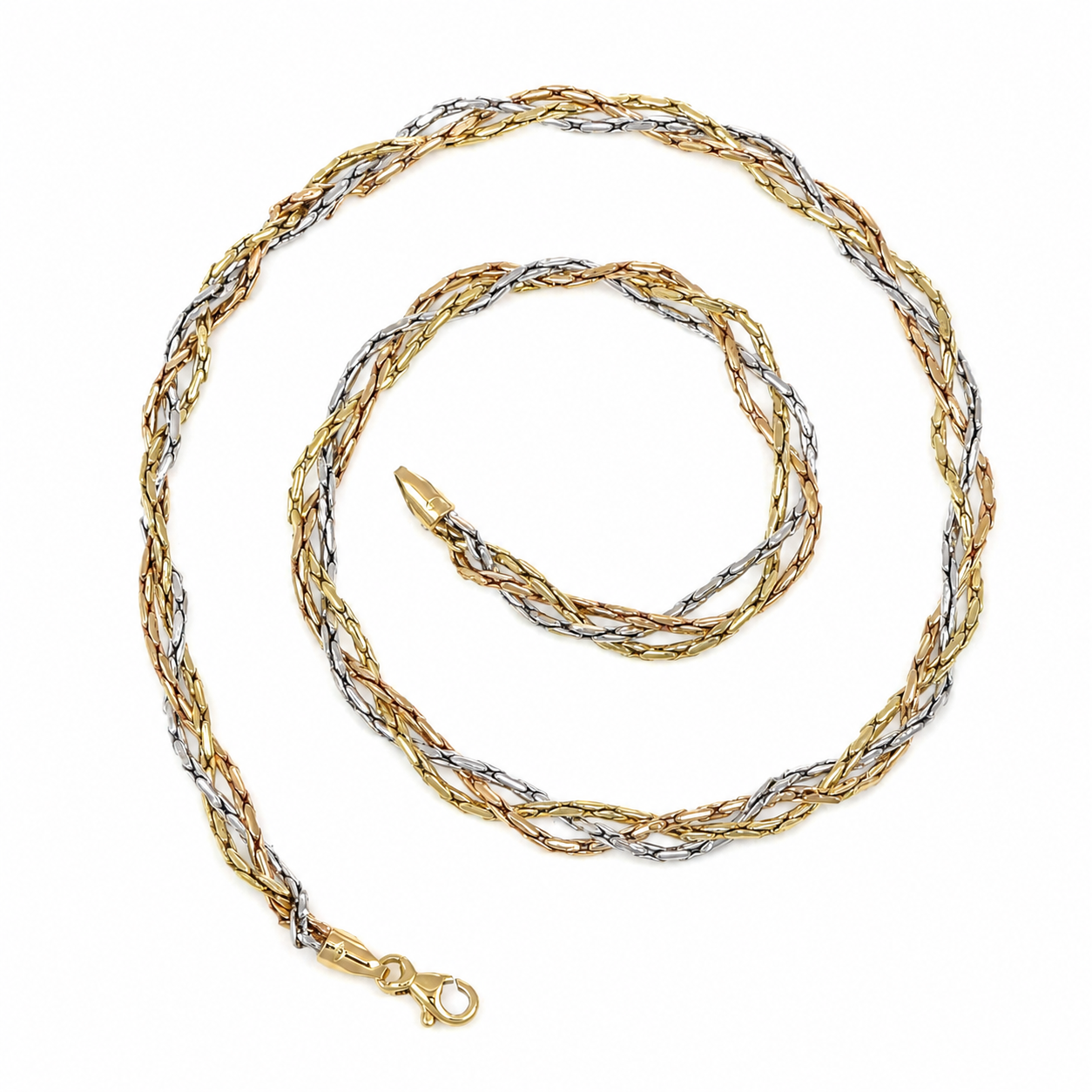 Collana - 18 carati Oro giallo, Oro bianco - Made in Italy