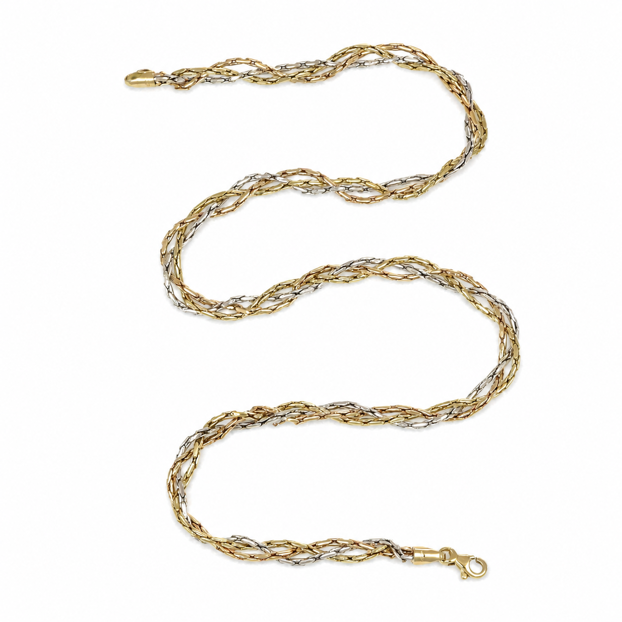 Collana - 18 carati Oro giallo, Oro bianco - Made in Italy