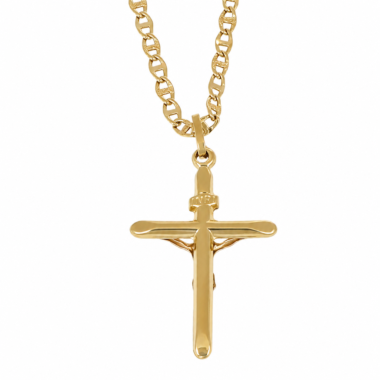 Collana con ciondolo - 18 carati Oro giallo, Oro bianco - Made in Italy - Handmade